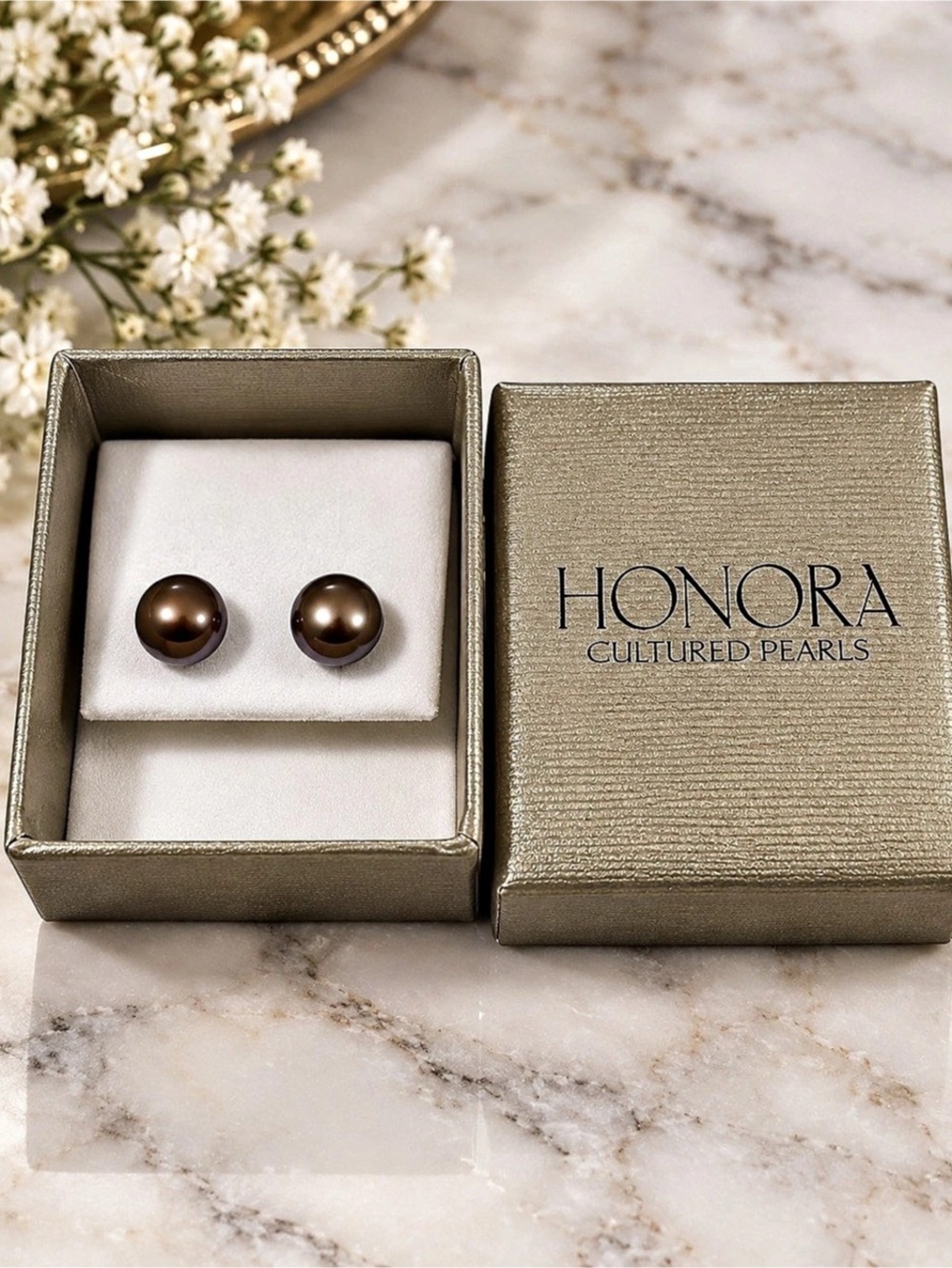 Honora Authentic Cultured Freshwater Pearl & Sterling Silver Stud Earrings